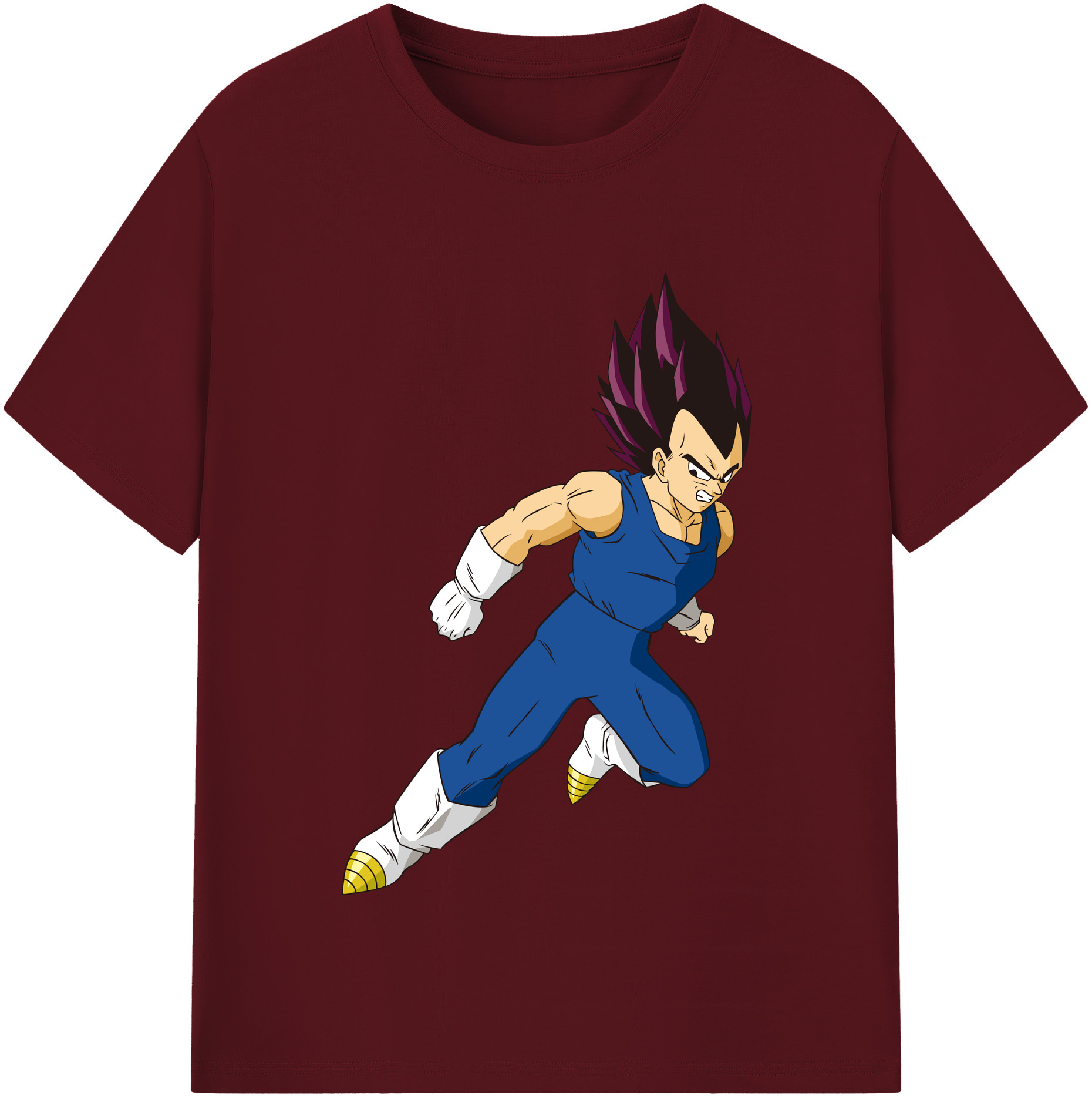 （画像用） ドラゴンボール ベジータ四世（Bejīta Yonsei）DRAGON BALL Vegeta IV 綿100％半袖Tシャツ（フロントプリント）